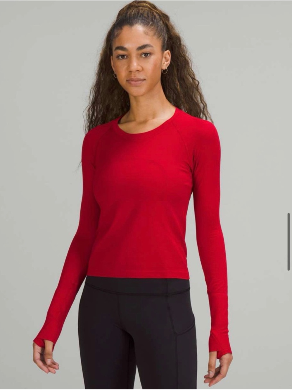 EUC! NEW Lululemon Swiftly Tech Long Sleeve 2.0 Race Length - Dark Red